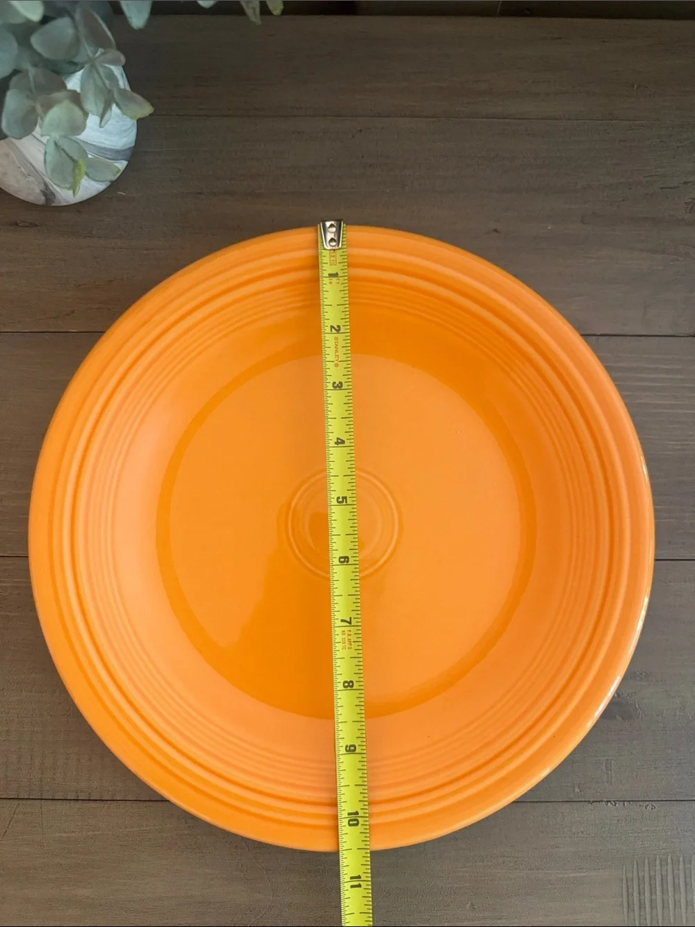 Fiesta Tangerine 10 1/2 Dinner Plate (2003-2017)